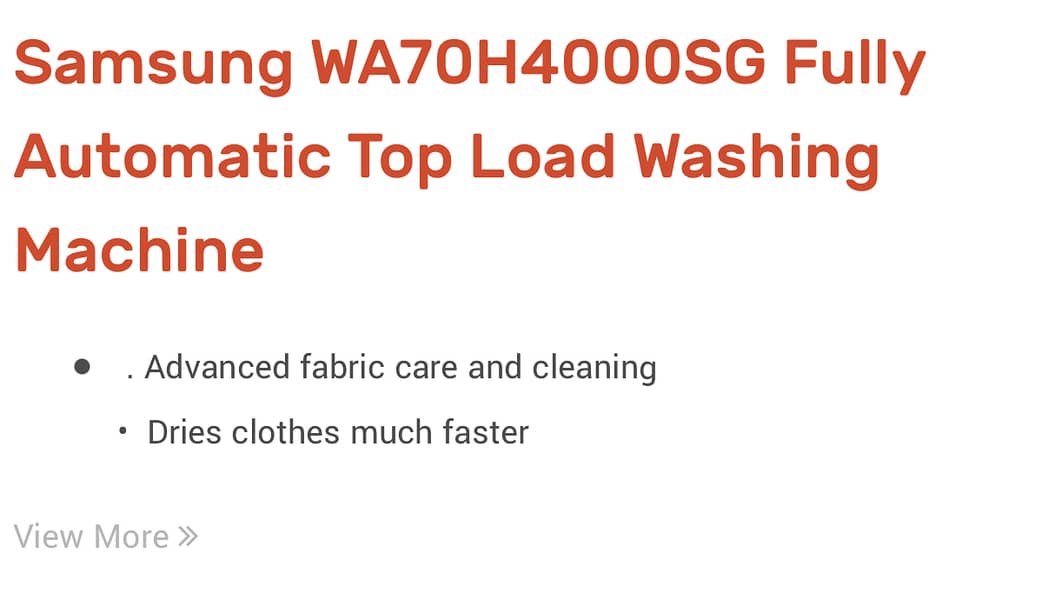 Samsung automatic washing machine WA 70H4000SG 6