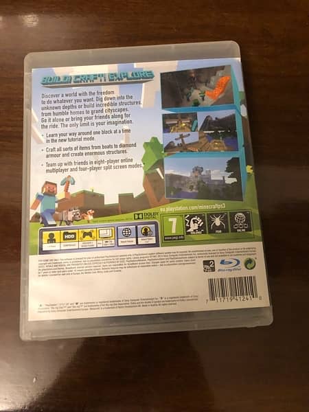 Minecraft CD for PS3 2