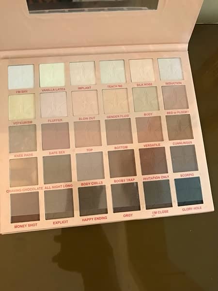 jeffrey star uk original makeup eye shadow pallete set. brand new 2