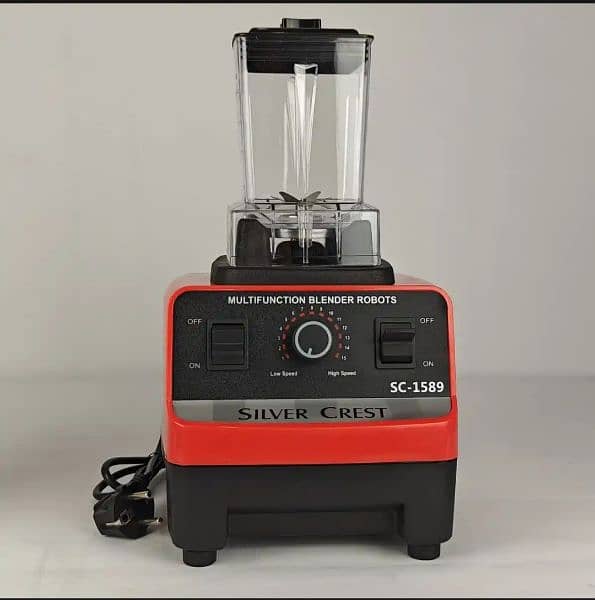 2 in 1 Silver Crest SC-1589 Heavy Duty Commercial High Speed Juicer 2