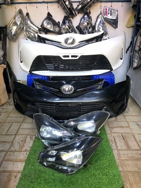 vitz spider 2015 bumper 0