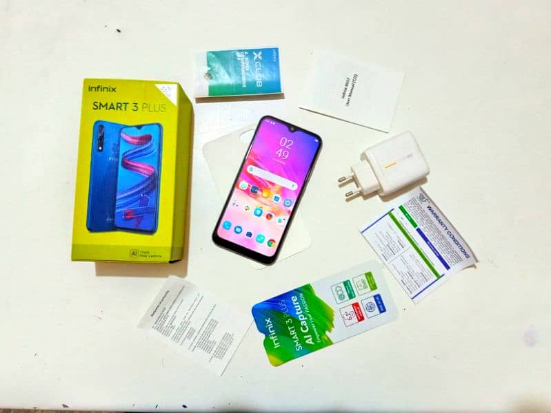 INFINIX SMART 3 PLUS WITH BOX 9.5/10 Condition 5