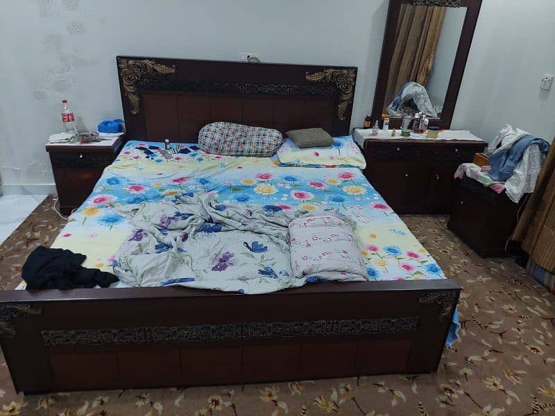 Double Bed with Dressing and Metters 1