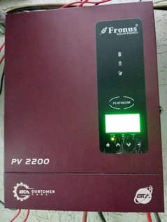 Fronus PV 2200 three month used with 7 year warranty