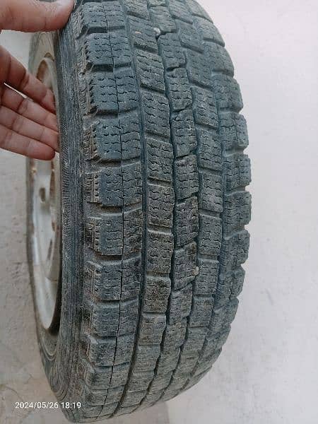 Car tyre and rym 1