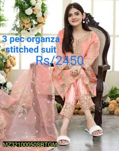 women's stitched suit/organza/lanin, Free Home Delivery