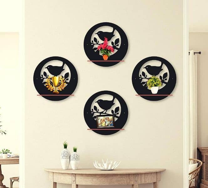 4 Birds wall hangings 1