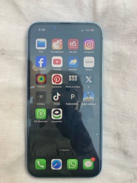 IPHONE 14 blue /- 128 Non PTA / Sim Working 1