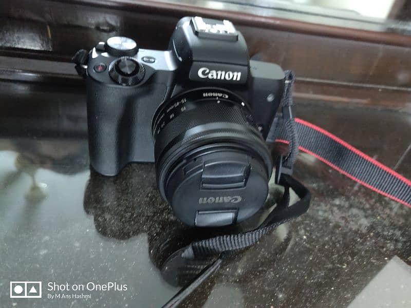 canon M50 mark ii with rode mic 1