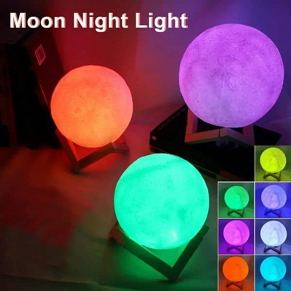 A beautiful moon lamp 0