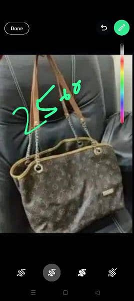 coded bag just like new . 3 time use. different price 1