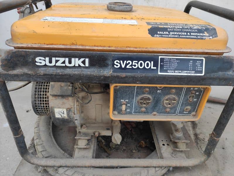 suzuki japan 2.5 kva generator 1