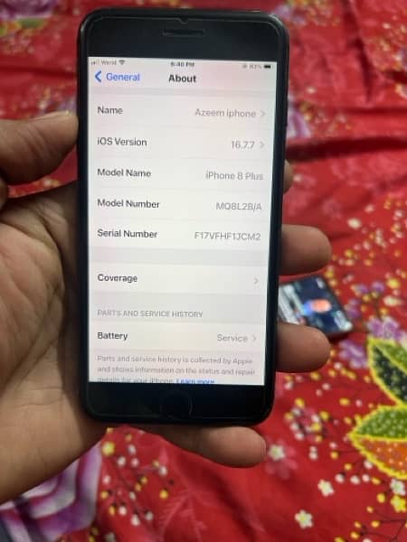 iphone 8 plus 64gb pta aproved sell only not exchange 1