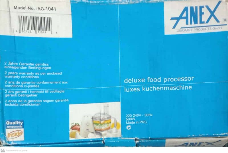 anex food processor 4