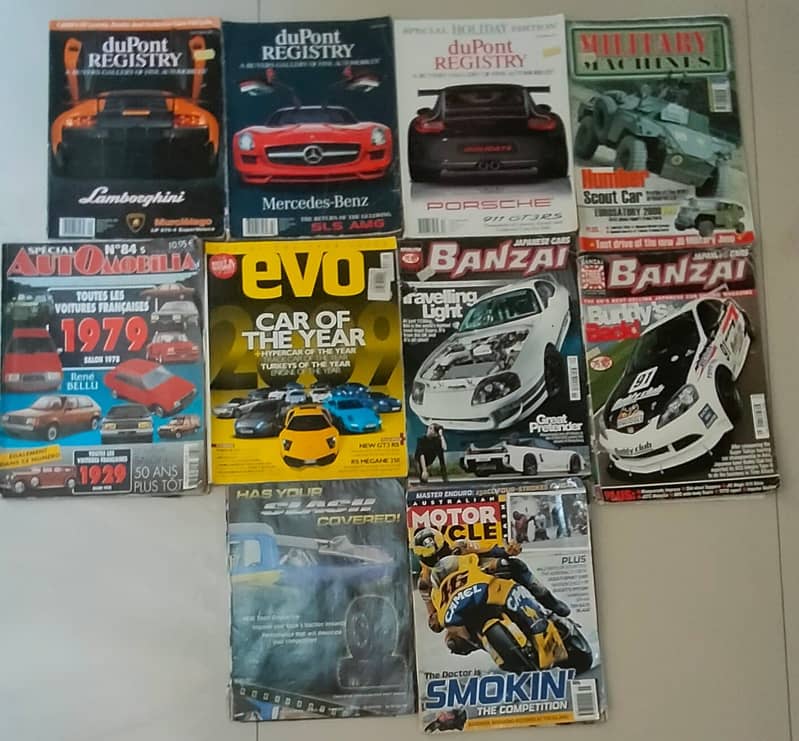 Urgent sell Set of 17 Collectable Car magazines for Rs 3000 only! 1