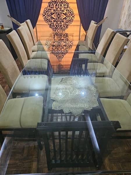 Dining Table with 12 Chairs 2