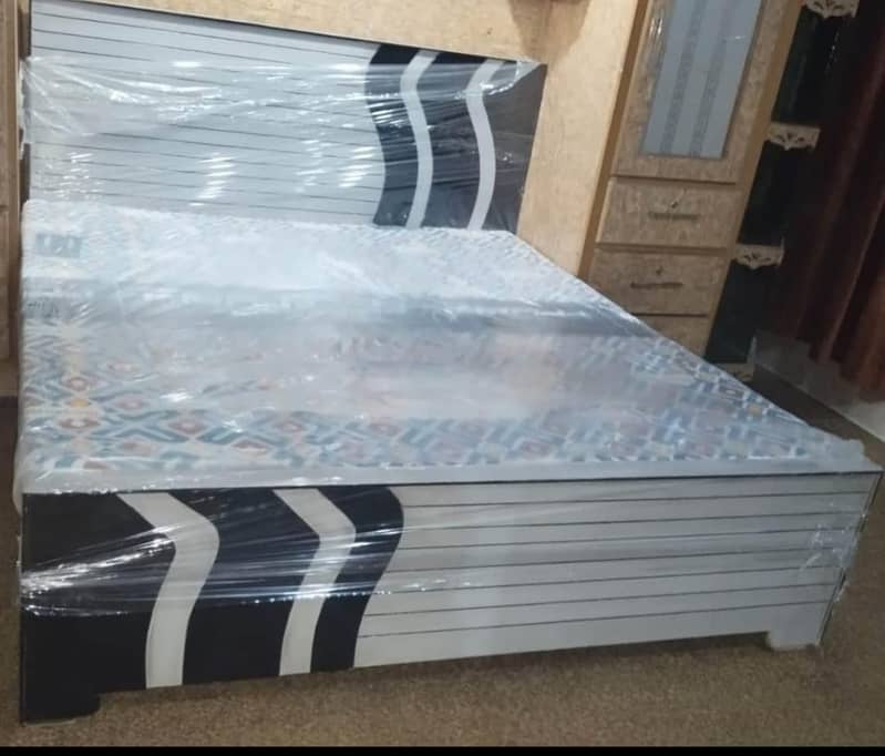 double bed / side poshish bed / king size bed / bed set / poshish bed 8