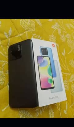 Redmi 10A , 4/128 , Available with box and Original Lead