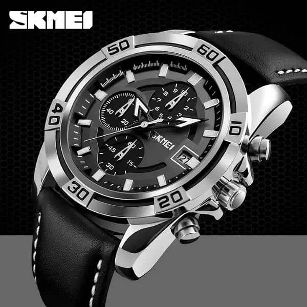 SKMEI Fashion Watch Men Leather Top Luxury

Military Quartz 4