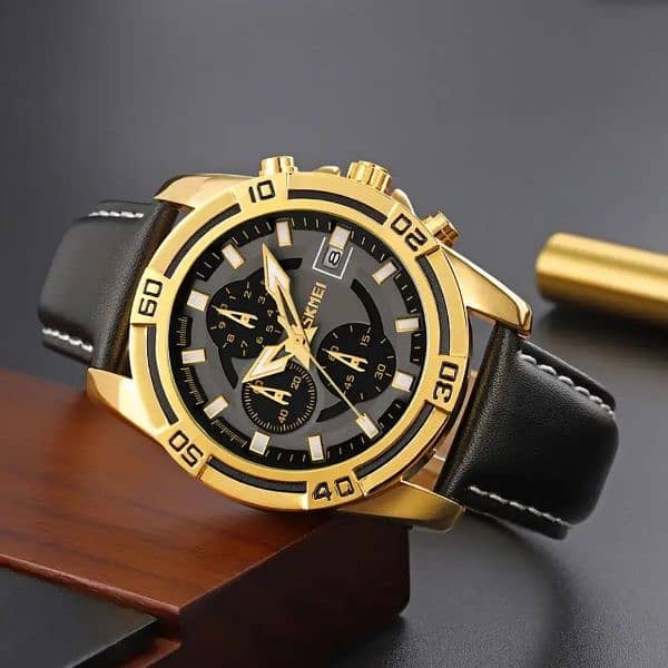 SKMEI Fashion Watch Men Leather Top Luxury

Military Quartz 5