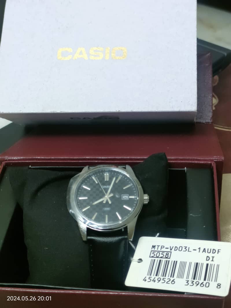 CASIO Watch MTP-VD03L-1AUDF 1