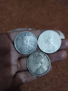 British india silver coins
