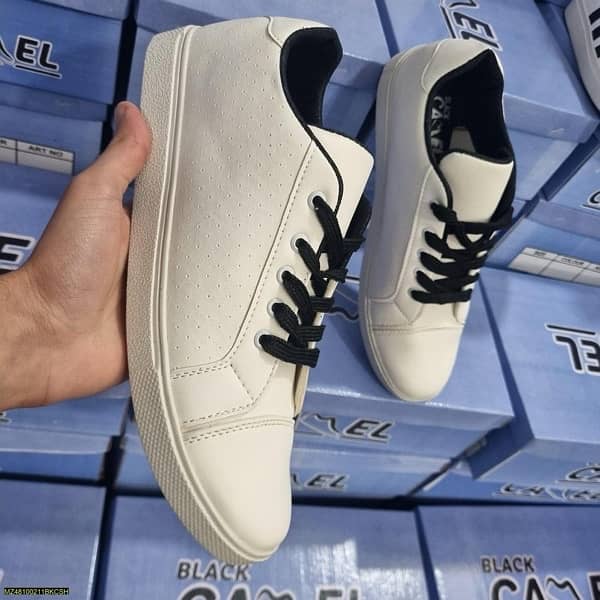 Canves Style Sneakers - Mariental (665), White 1