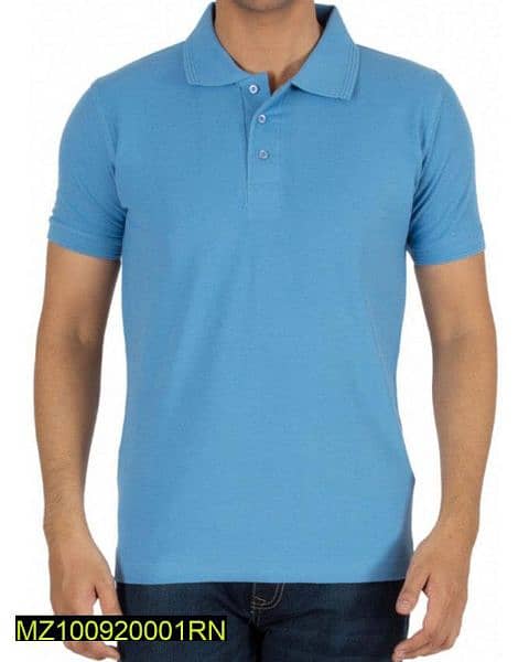 cotton  plain polo T_ shirt  for men 3