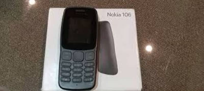 Nokia 106 Mobile Box Pack Black Colour Pta approved 0