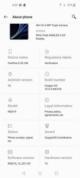OnePlus 8 UW 5G 8