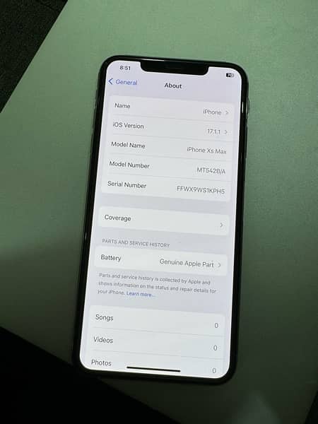 Iphone Xs Max ( 256 GB ) Dual Sim Approved ( 86% ) 3