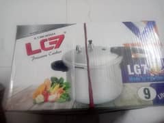 Lg7 pressure cooker 9 litre new