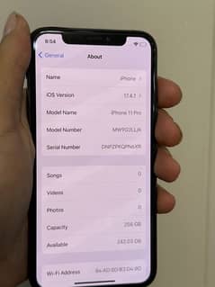 IPHONE 11 PRO 256 gb fu