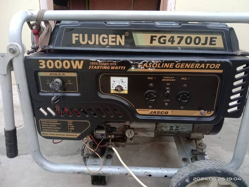 3 kva Generator with a fresh engine condition used just only 4 months 1
