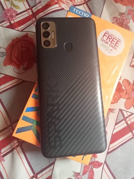 Tecno Spark 7t mint condition with complete box 1