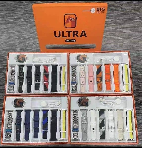 Ultra7 watch 7in1 7strap big dail 0