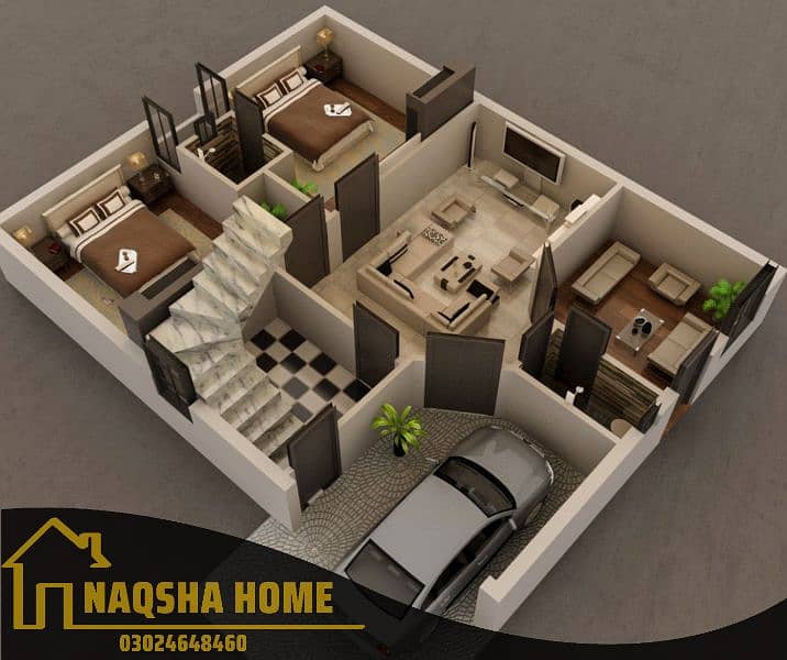 Naqsha navees / Architect in lahore / ghar ka naqsha 5