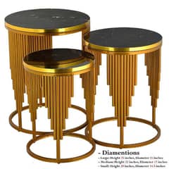 Nesting Tables Set - pack of 3 0