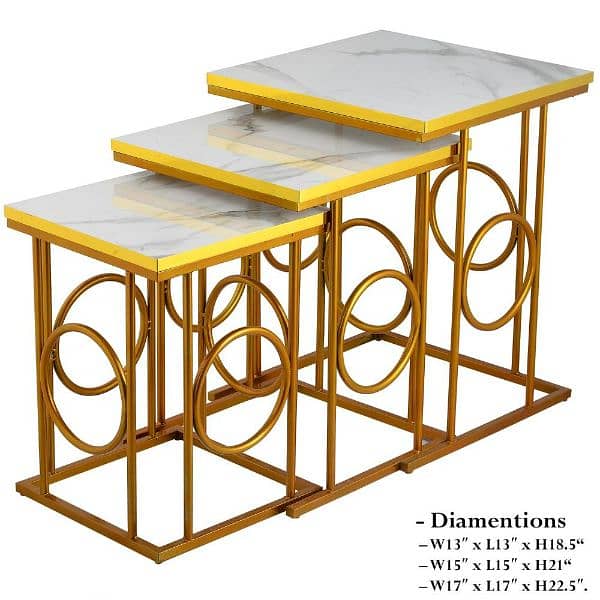 Nesting Tables Set - pack of 3 2