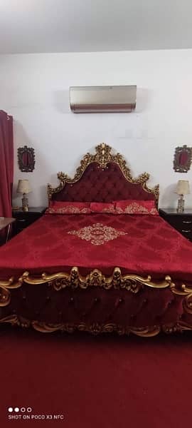 wooden bridal bed 1