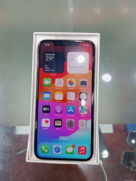 iPhone Xs Max 256GB Pta with box charging 3