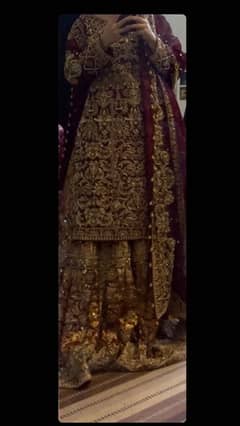 Bridal Heavy Farshi Lehnga (worn only for trial) 0