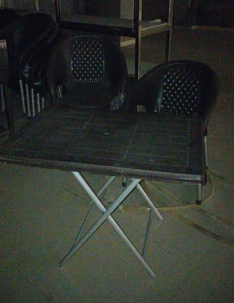 set of five tables and chairs 1