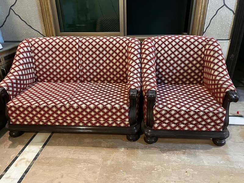 6 Seater Sofa Set New Condition 0
