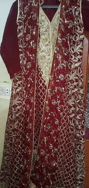 full embroidery dress wd trouser nd dupatta 1