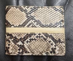 Printed Leather Wallet