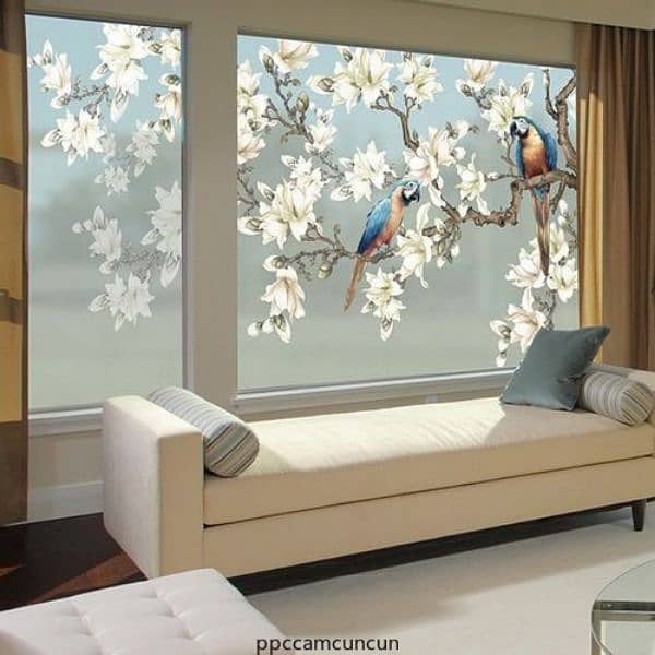 Glass paper 3D glass paper pvc paper kitchen cabinet paper 5