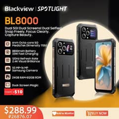 Blackview BL8000 water proof shock proof Rugged smart phone 0
