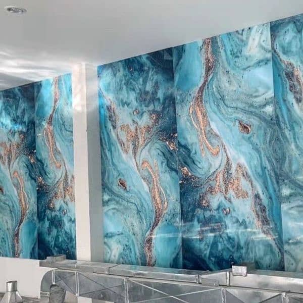 3D wallpaper flex sheet/3D Wallpaper/ Customized Wallpaper/Floral Wall 1