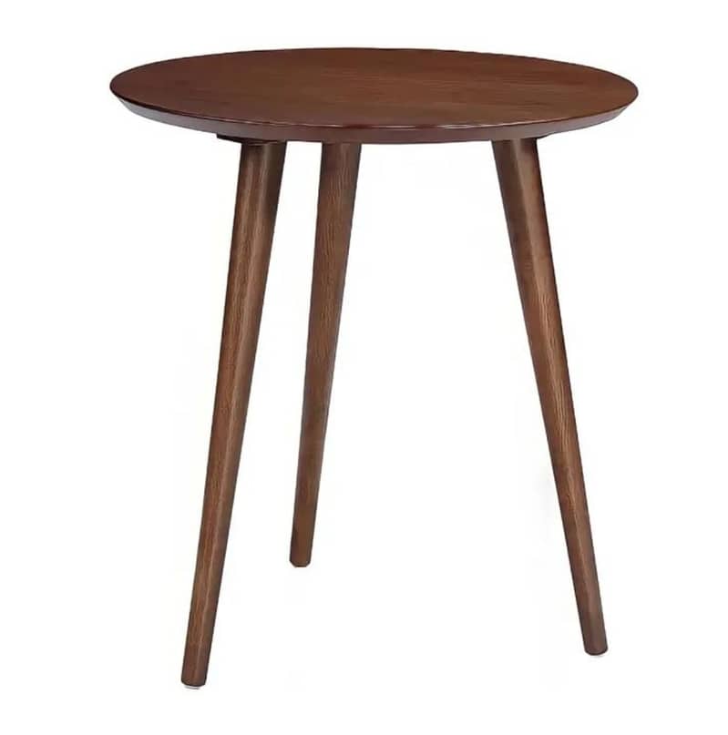 Brown Round Top with Brown Legs, Stylish Side TABLE Coffee Table Home 1